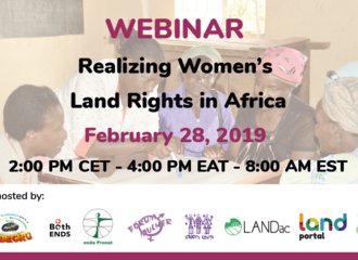 190228 Women's land rights Africa