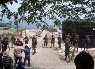 Honduras Agua Zarca militarization
