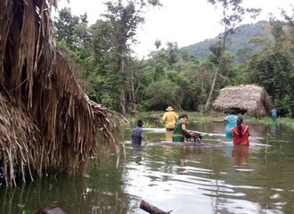 Inundation in august 2016 surprises local inhabitants