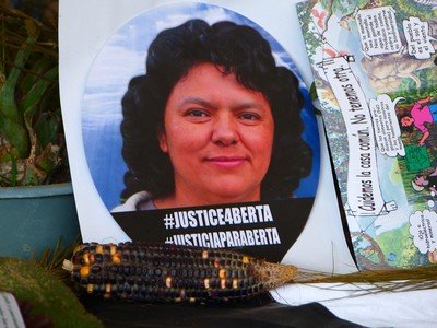 Berta Caceres was killed because of her protests against the Agua Zarca dam