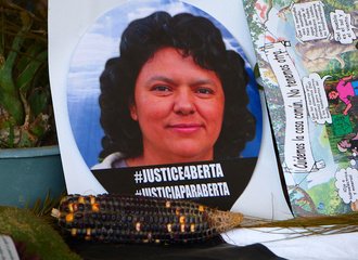 Inheemse leider Berta Cáceres werd vermoord vanwege haar verzet tegen de Agua Zarca-dam