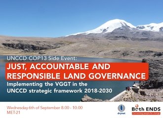 Side event: Just, accountable and responsible land governance
