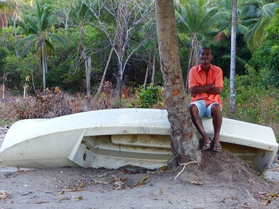 fisherman and his boat
